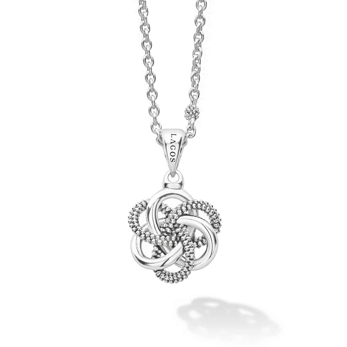Tiffany & Co. Return to Tiffany Mini Sterling Silver Diamond Heart Tag and  Key Tag Pendant Necklace (Fine Jewelry and Watches,Fine Necklaces)