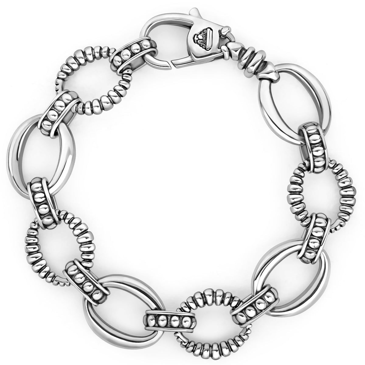 LAGOS Signature Caviar Two Tone Link Bracelet 001-610-06573, Hingham  Jewelers