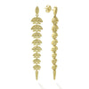 Studio 18K Gold Leaf Drop Earrings