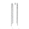 18k white gold and marquise diamonds form these layered drop earrings. LAGOS diamonds are the highest quality natural stones.