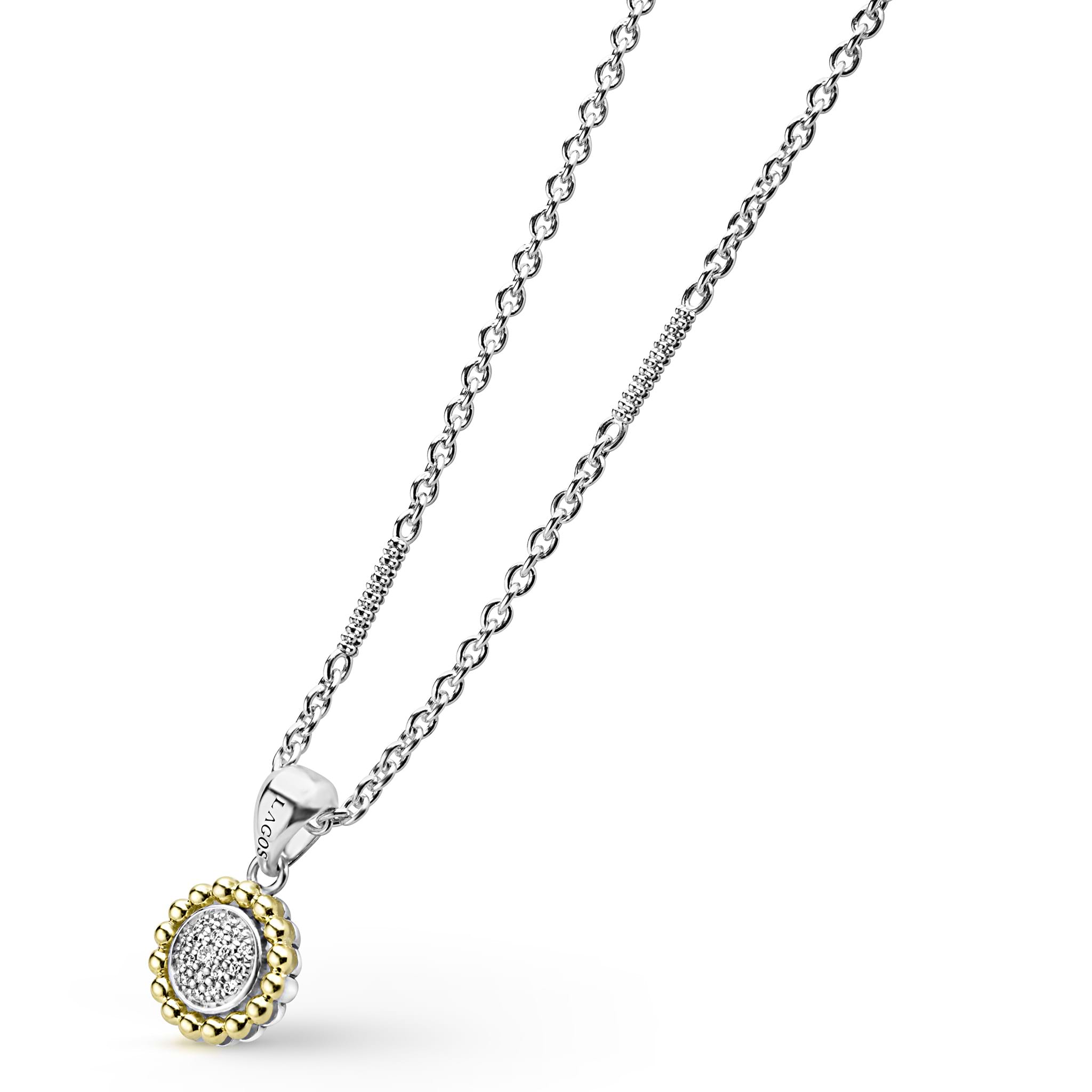 Lagos Caviar Lux Beaded Pendant Necklace