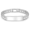 Signature Caviar Silver Engravable ID Link Bracelet