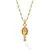 Studio 18K Gold Citrine Pendant Necklace