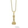 Rare Wonders 18K Gold Queen Pendant Necklace