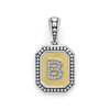 Signature Caviar Octagon Diamond B Initial Charm