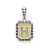 Signature Caviar Octagon Diamond H Initial Charm