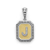 Signature Caviar Octagon Diamond J Initial Charm