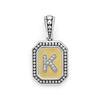 Signature Caviar Octagon Diamond K Initial Charm