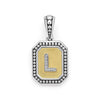 Signature Caviar Octagon Diamond L Initial Charm