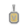 Signature Caviar Octagon Diamond V Initial Charm