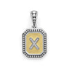 Signature Caviar Octagon Diamond X Initial Charm