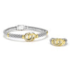 Signature Caviar Two-Tone Interlocking Diamond Gift Set