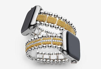 LAGOS Signature Caviar Two Tone Link Bracelet 001-610-06573, Hingham  Jewelers