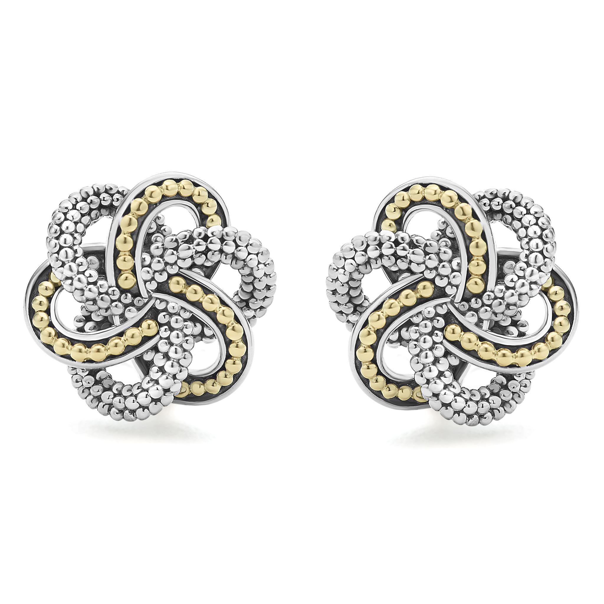 Lagos love knot 2024 stud earrings