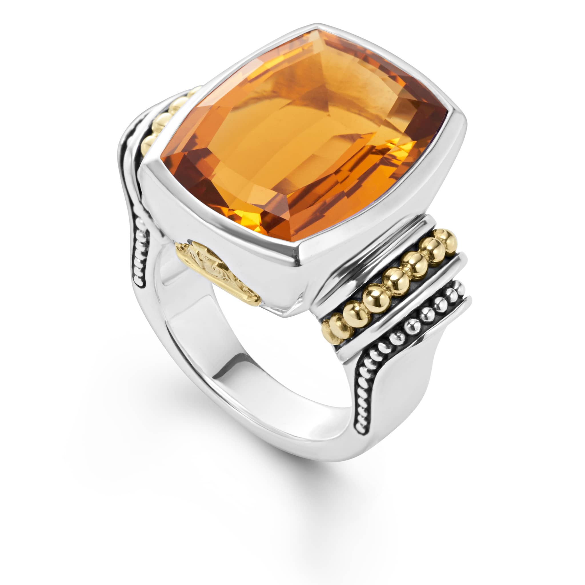 Large hot sale citrine ring