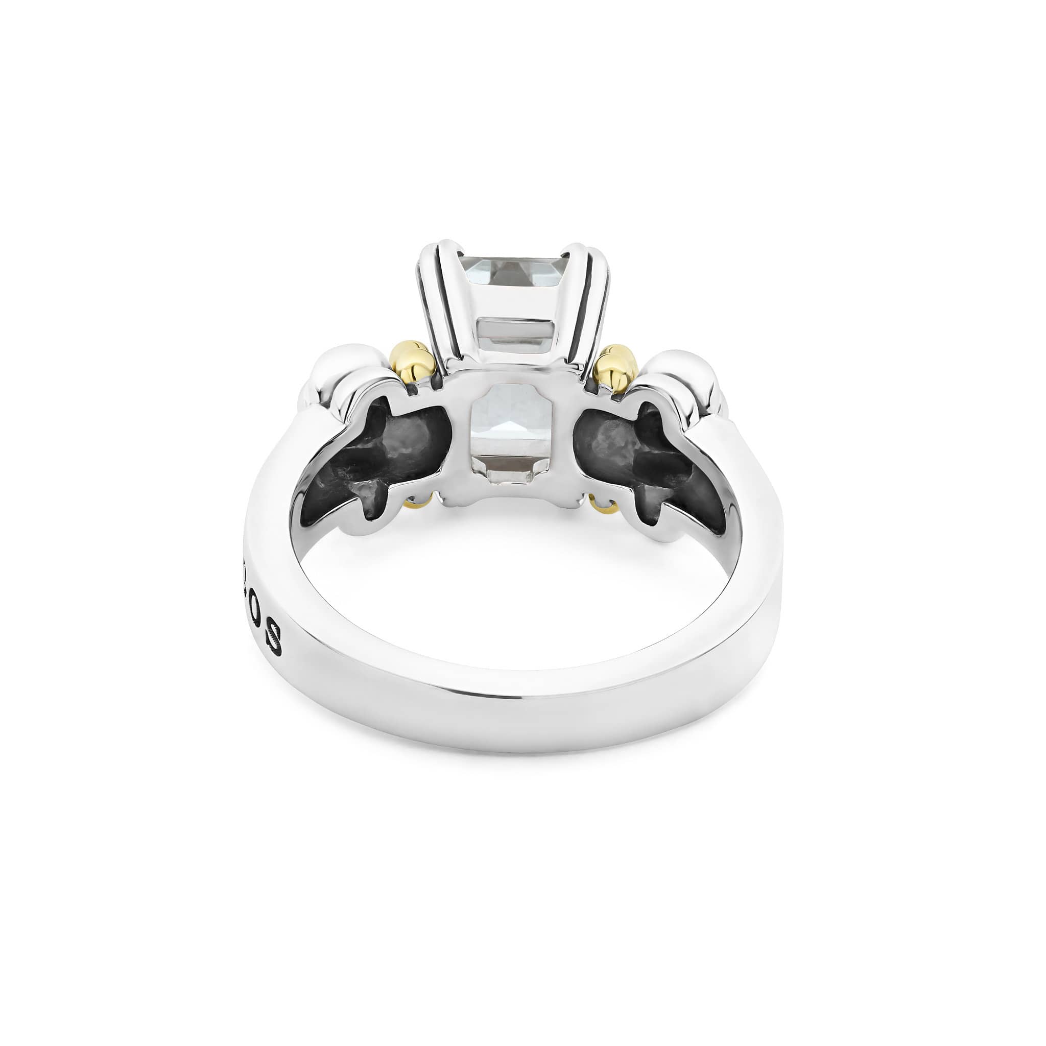 Glacier Small Emerald-Cut White Topaz Ring – LAGOS