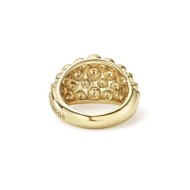 CHIEKO＋ caviar ring † gold-