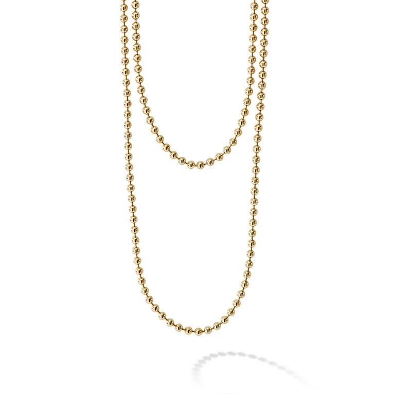 Gold Beaded Necklace Vintage Tiffany & Co Solid 18K 18 Inch 2.23 Oz 69 –  NGDC.LA