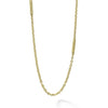 Signature Caviar 18K Gold Superfine Station Chain Necklace