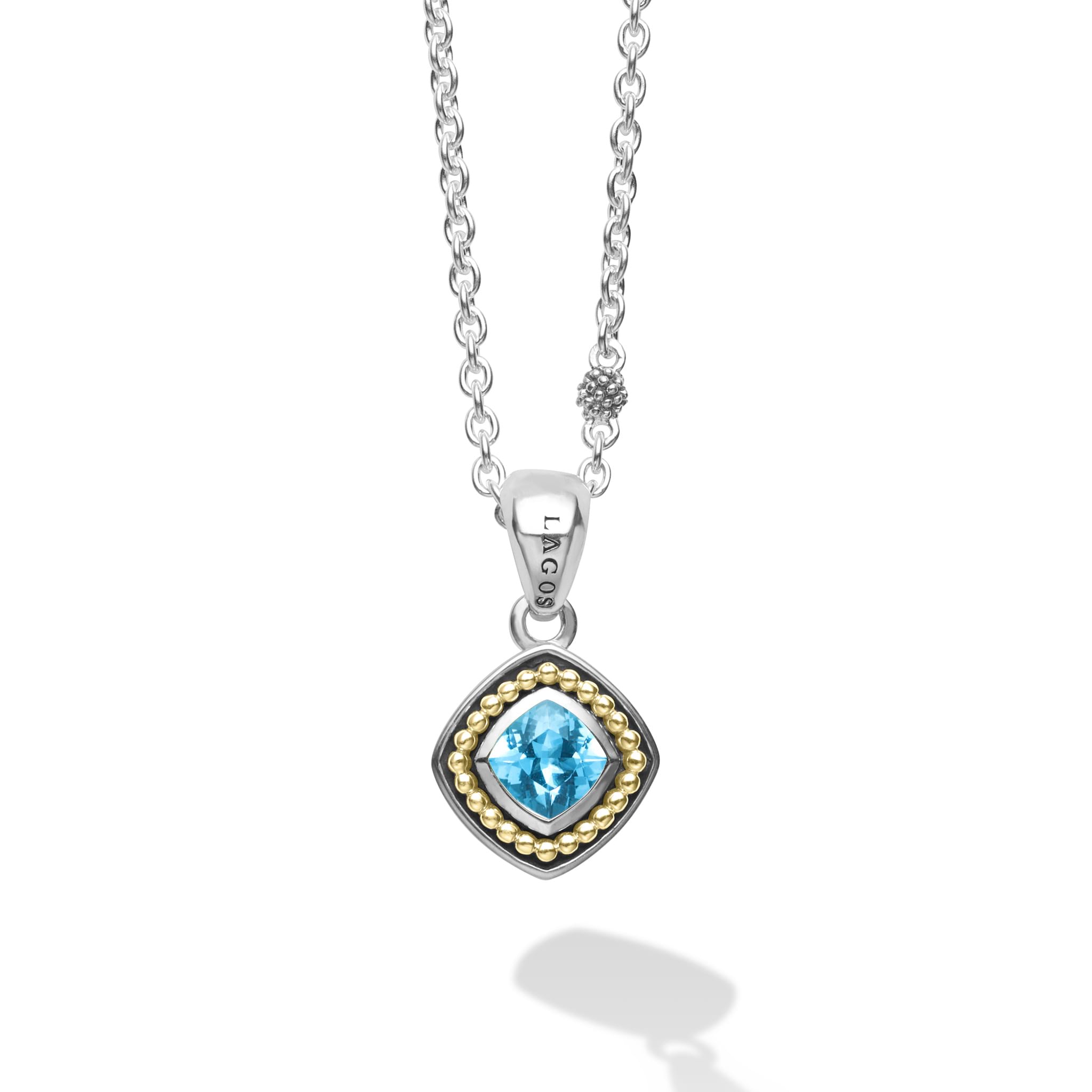 Swiss blue topaz on sale necklace