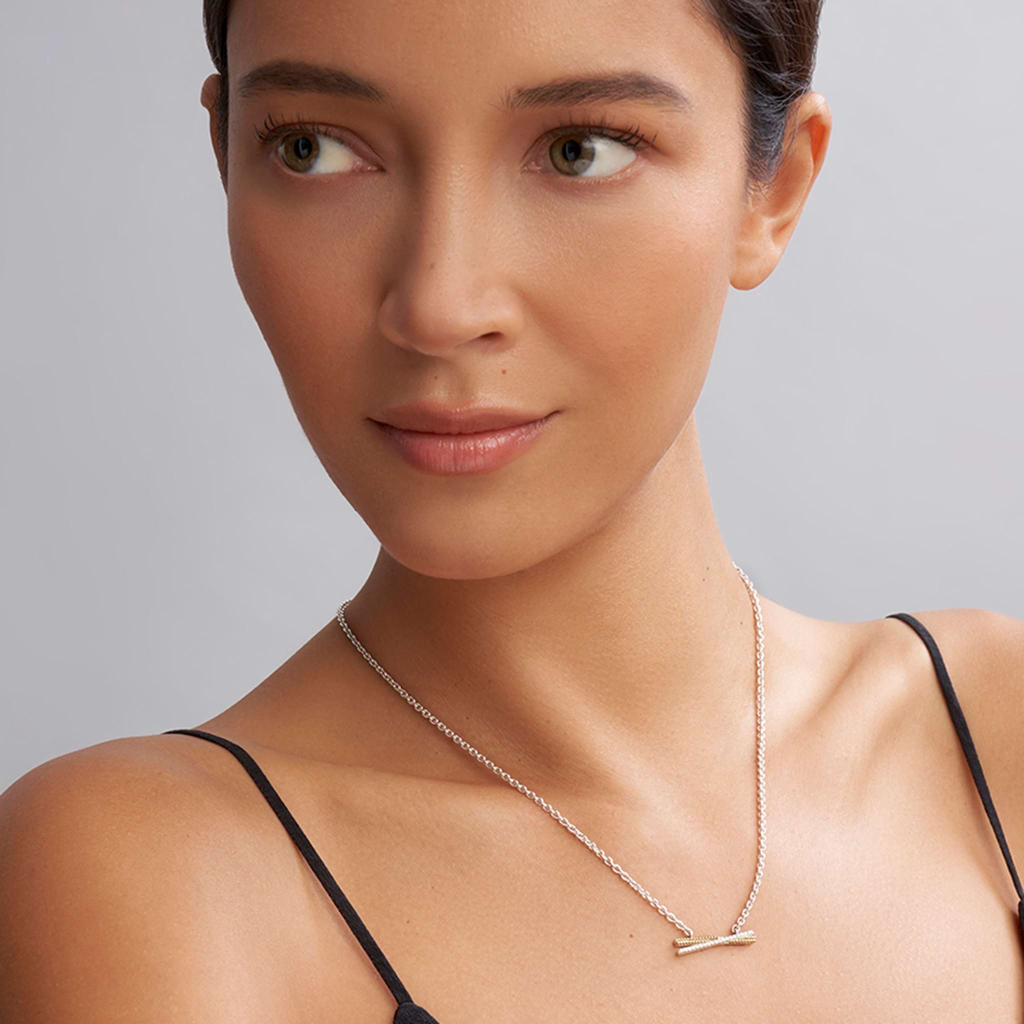 Caviar Lux Diamond Heart Necklace – LAGOS