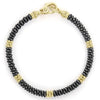 Ceramic Black|caviar bracelet,gold bracelet,lagos bracelet,beaded bracelet