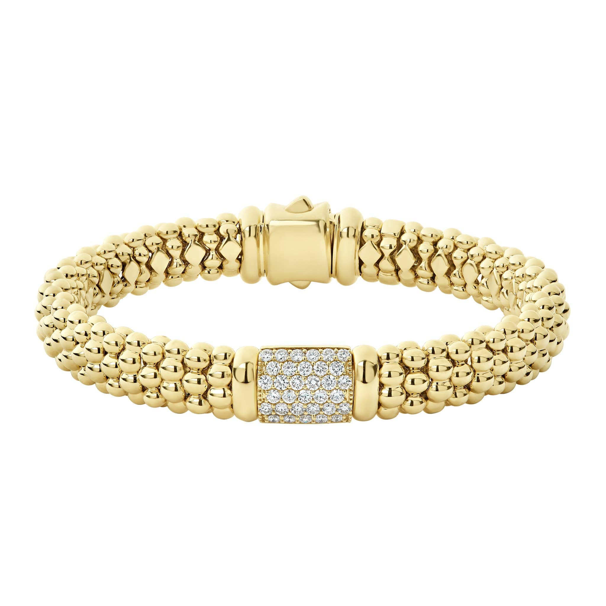 Gold Diamond Bracelet | Caviar Gold | LAGOS Jewelry