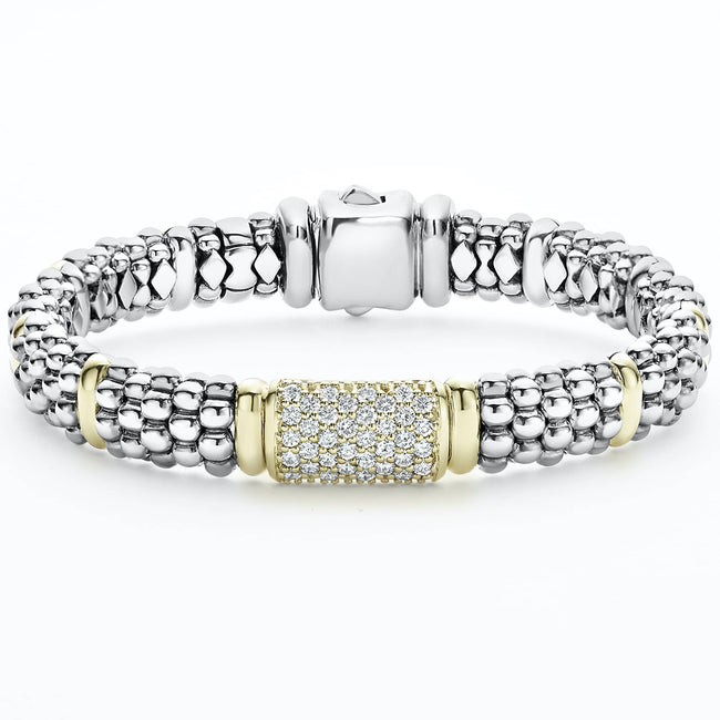 Signature Caviar 9mm Diamond Caviar Bracelet | LAGOS Jewelry