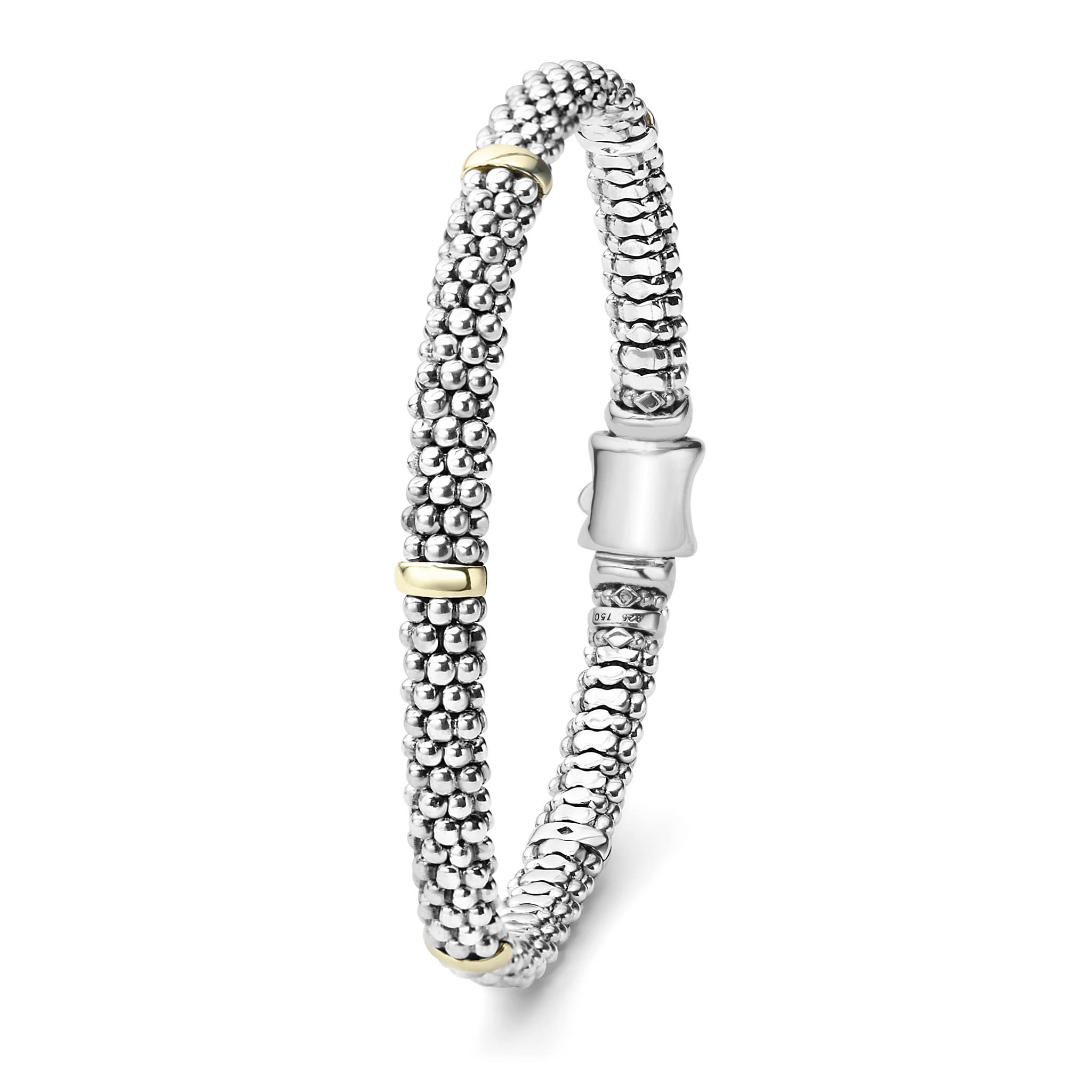 Lagos caviar rope deals station bracelet