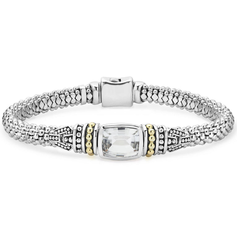 White deals topaz bracelet