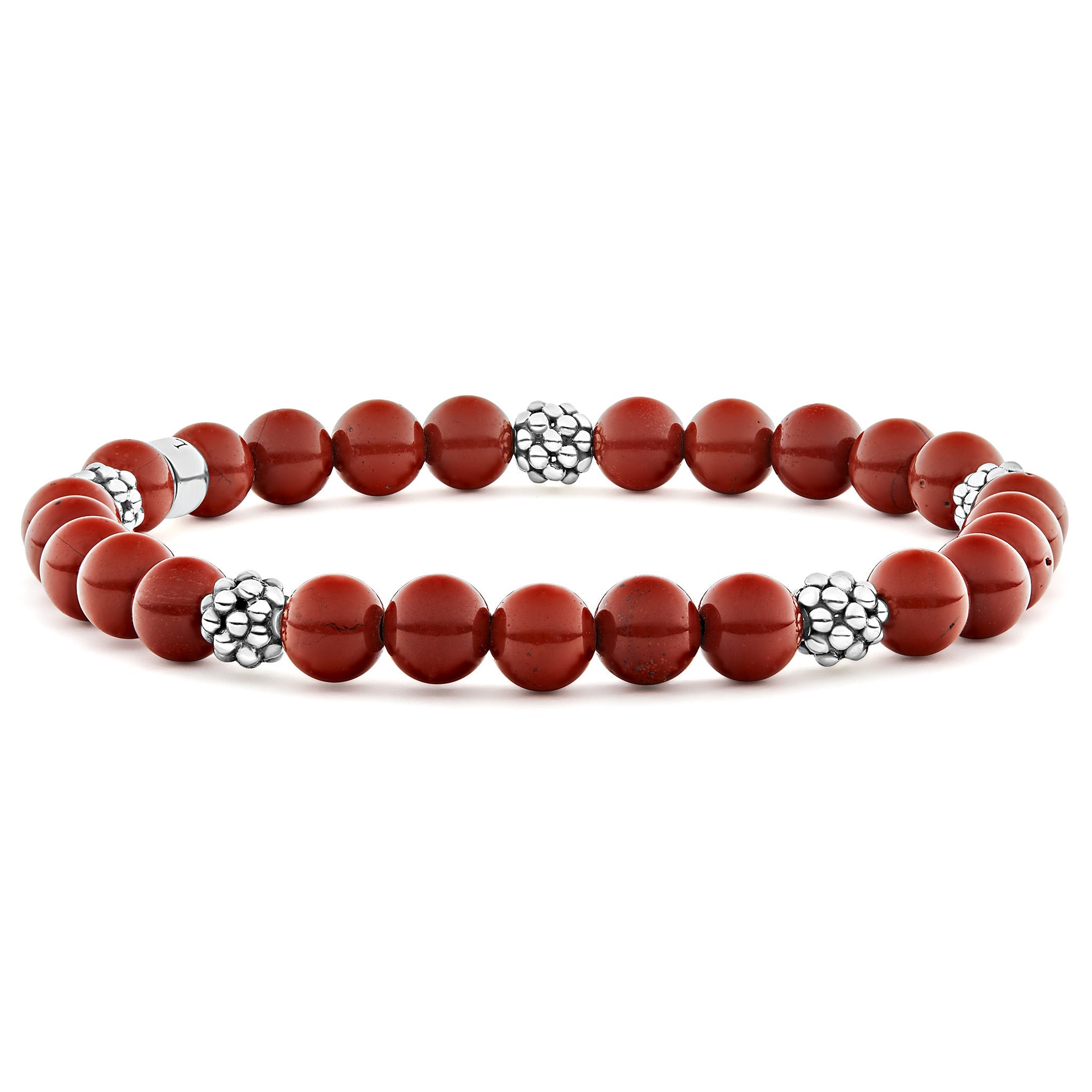 Red Jasper Sundance Style Bracelet w Sterling Silver and shops Rolled Leather cord Rawhide Stackable Southwestern Bangle Arizona Cherokee Red