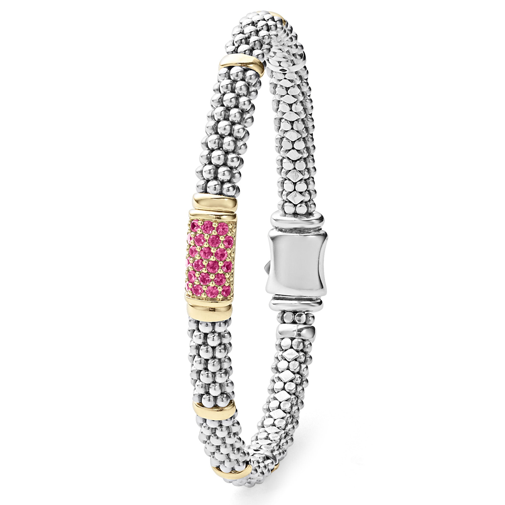 LAGOS Signature Caviar Two Tone Link Bracelet 001-610-06573, Hingham  Jewelers