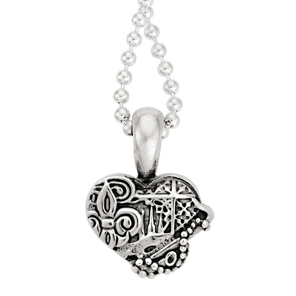 New Orleans Louisiana Silver Plated Necklace