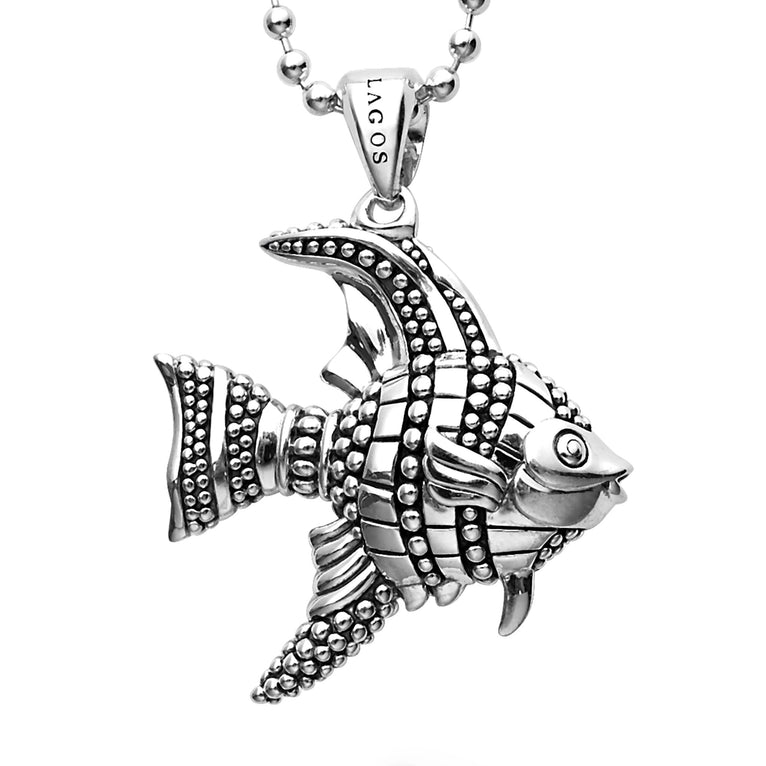 Rare Wonders Angel Fish Pendant Necklace – LAGOS