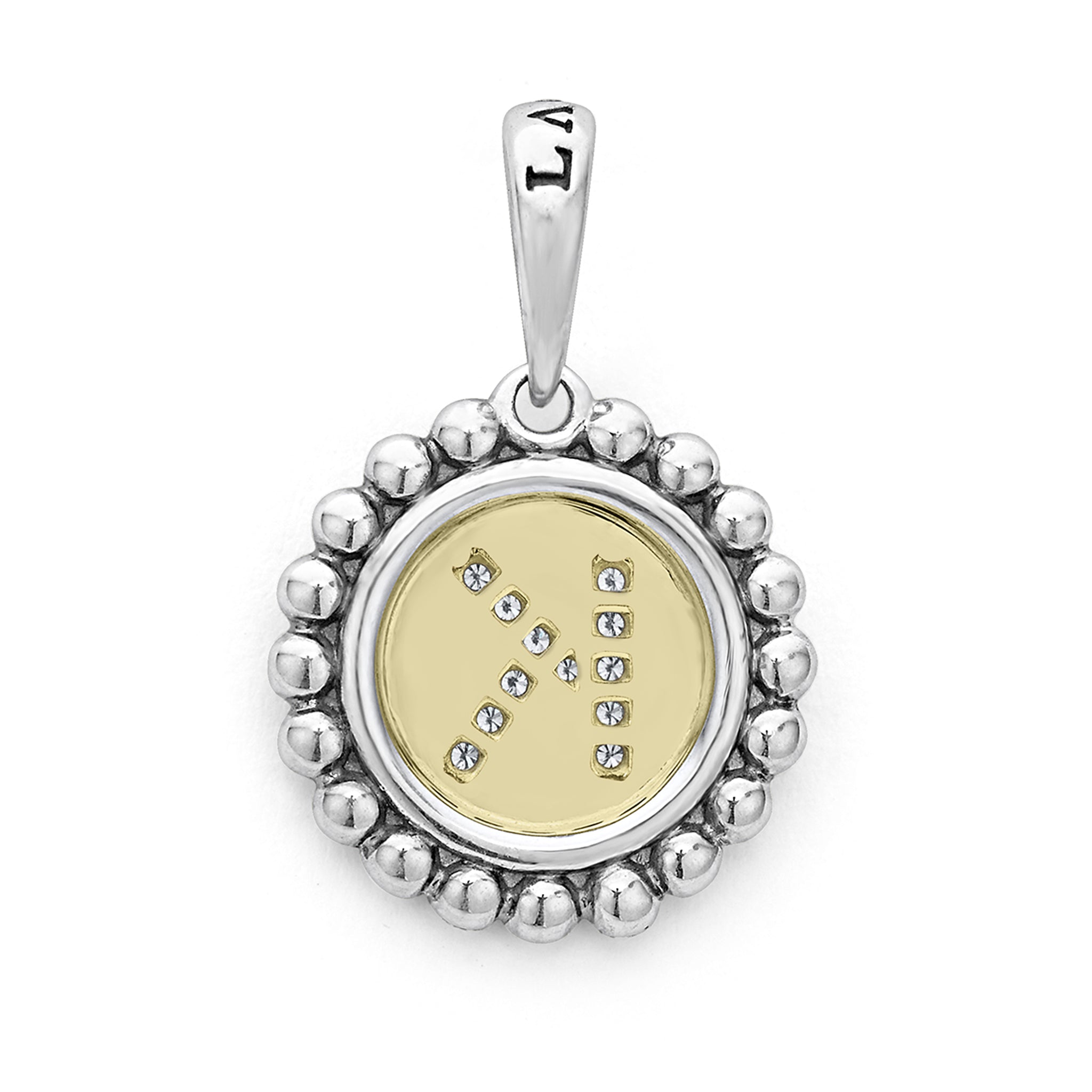 Diamond K Initial Charm | Signature Caviar | LAGOS Jewelry