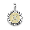 Signature Caviar Diamond X Initial Charm