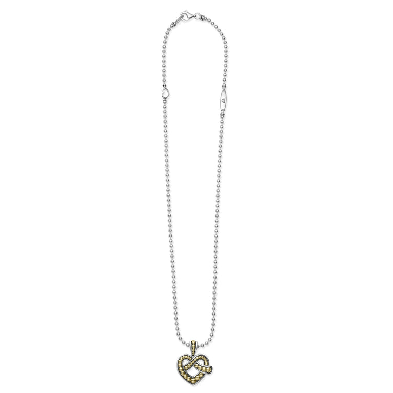 LAGOS Beloved Diamond Lock Pendant Necklace