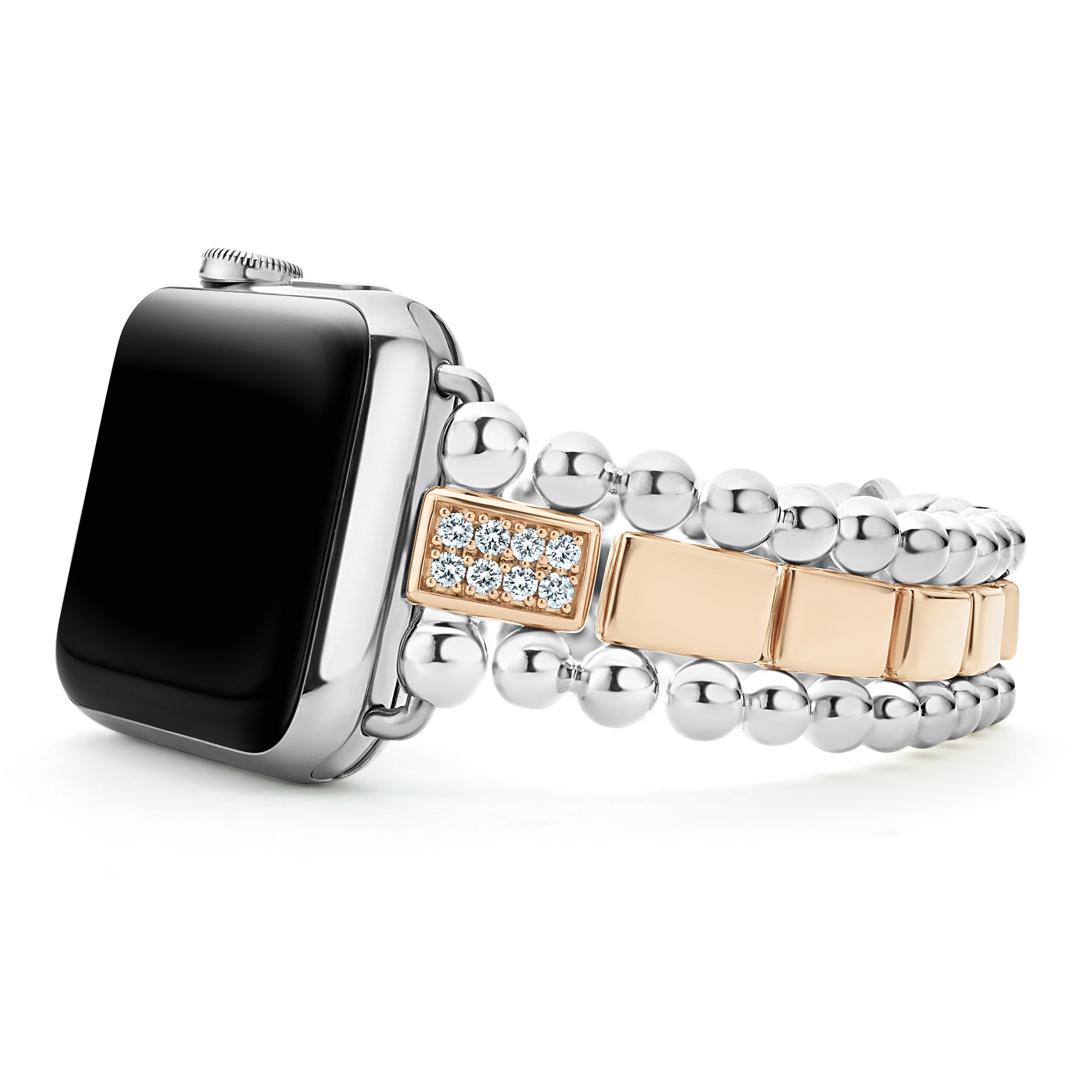 Sterling Silver Watch Bracelet, Smart Caviar